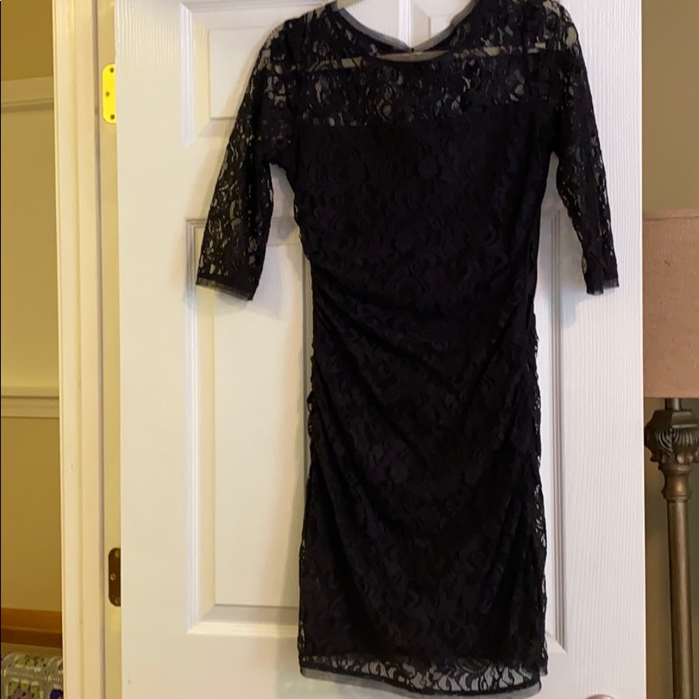 Black Mini lace max and Cleo dress